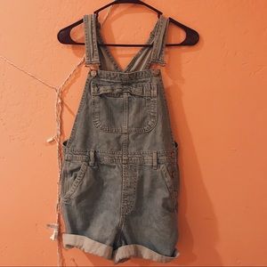 Topshop Light Wash Overalls